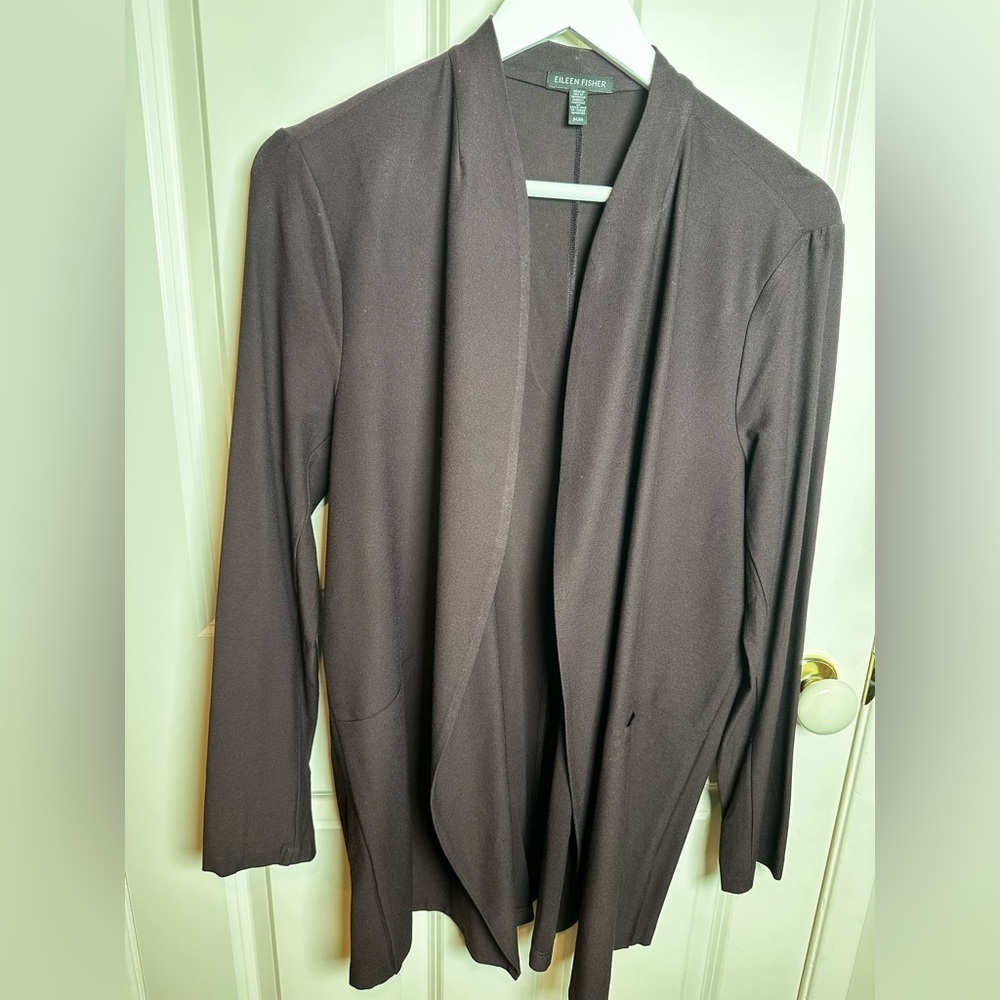 Eileen Fisher Women's eggplant purple Blazer